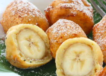 Gebackene Bananen auf chinesische Art