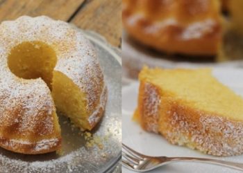 Geschmeidiger Quarkgugelhupf mit Pudding