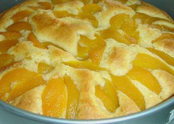 Pfirsich – Vanillekuchen