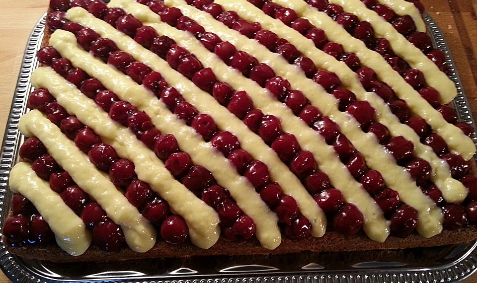Sauerkirsch – Vanille – Schnitten