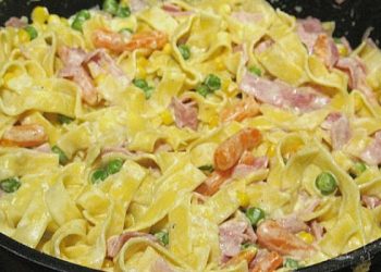 Schmand Schinken Nudeln