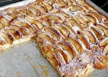 Schnell und saftig apfelkuchen