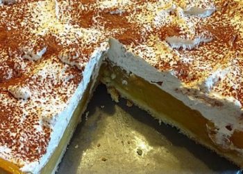 Apfelkuchen mit Sahne Zimt Haube