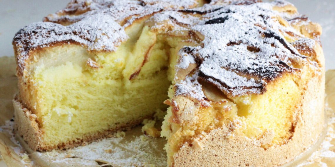 Blitz Apfelkuchen in 10 Minuten bereit zum Backen