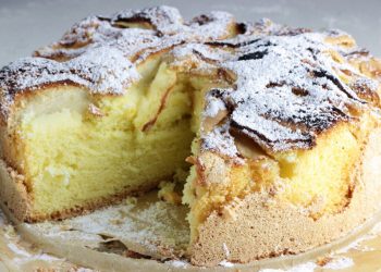 Blitz Apfelkuchen in 10 Minuten bereit zum Backen