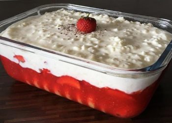 Erdbeer Milchreis Tiramisu