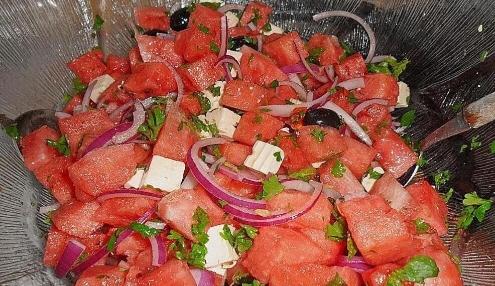 Erfrischeder Melonensalat