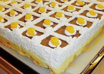 Fanta Schmand Kuchen mit Pudding