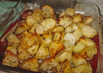 Griechische Knoblauchkartoffeln, einfach und super lecker!