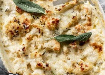 Low Carb Blumenkohl-Gratin