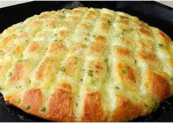 Mozzarella Brot mit Knoblauch