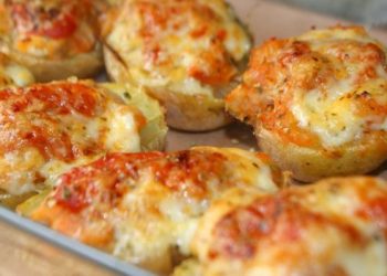 Ofenkartoffeln mit Thunfisch und Käse