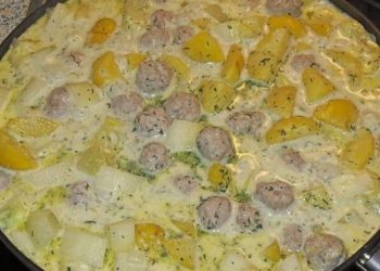 Schmorgurken mit Hackbällchen in 20 Minuten fertig !