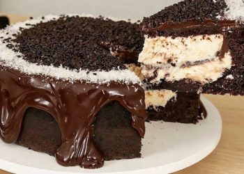 Schokokuchen mit Frischkäse, schmeckt wie verrückt
