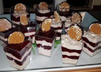 Schokokuss Dessert mit Quark