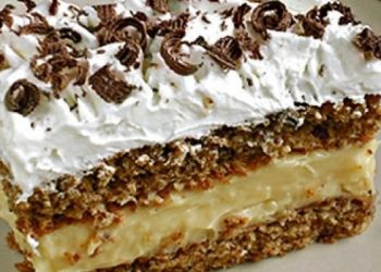 Unvergessliche Nuss-Cremeschnitten aus Ungarn