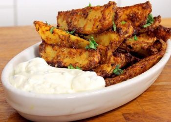 Parmesan-Knoblauch-Kartoffelecken