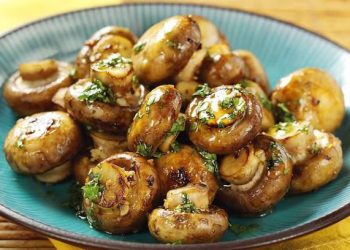 Knoblauch Champignons