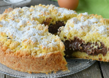 Nutella Streusel Käsekuchen