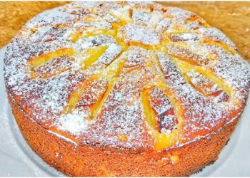 Saftiger Apfelkuchen mit Schmand