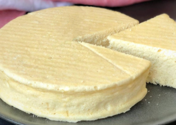 Blitz Käsekuchen mit Vanillepudding, es zergeht im Mund !