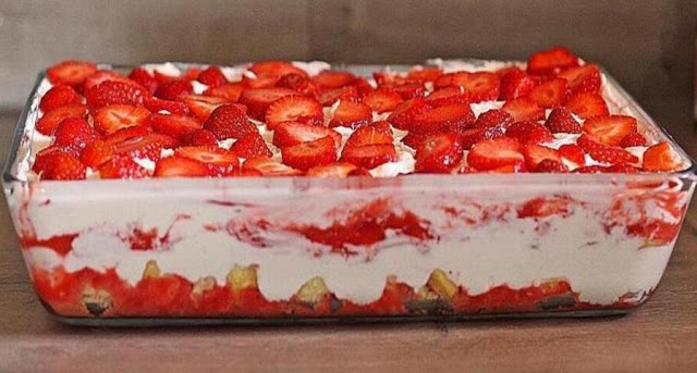 Erdbeer Tiramisu, in 10 Minuten fertig ! - Welt Rezept