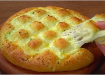 Knoblauch-Mozzarella-Brot – Lecker!