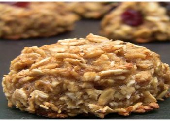 Gesunde Kekse aus Haferflocken, ohne Zucker, Mehl und Fett