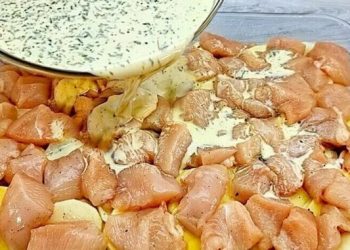 Hähnchen Kartoffel Gratin, könnte ich gerade jeden Tag essen!