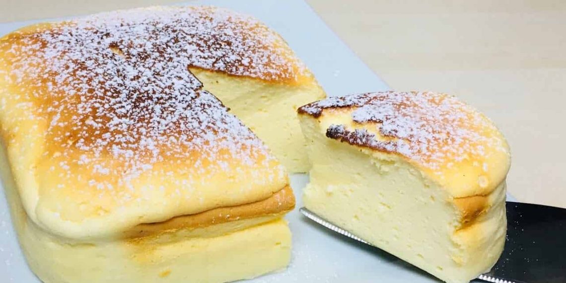 Käsekuchen ohne Boden in 2 Minuten zubereitet!