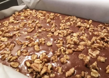 Amerikanischer Nuss Kuchen