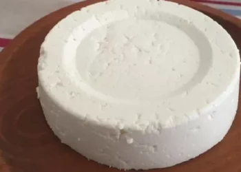 Wie man aus einem Liter Milch, einem Joghurtbecher und einer halben Zitrone einen köstlichen Frischkäse herstellt