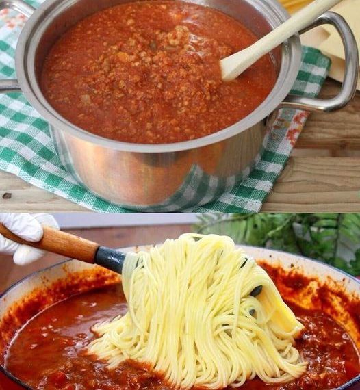 Fantastische Sauce Bolognese, schmeckt am nächsten Tag noch besser!
