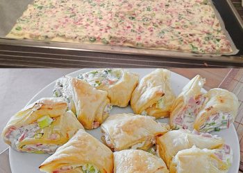 Flammkuchenrolle für die ganze Familie!