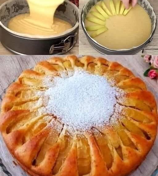 Flauschiger Apfelkuchen