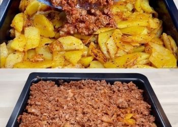 Kartoffel Hack Auflauf, köstliches Abendessen für die ganze Familie