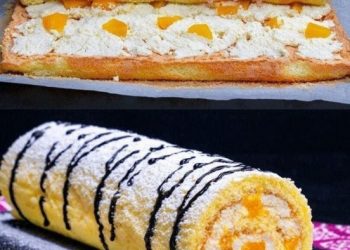 Mandarinen-Biskuitrolle Rezept