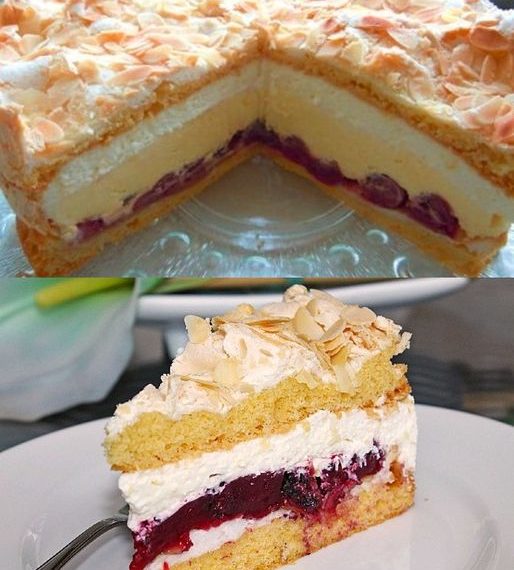 Sieht nicht nur gut aus, schmeckt ober lecker! GEWITTER-TORTE MIT SCHMAND