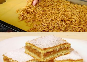 Apfelkuchen vom Blech, nach Omas Geheimrezept