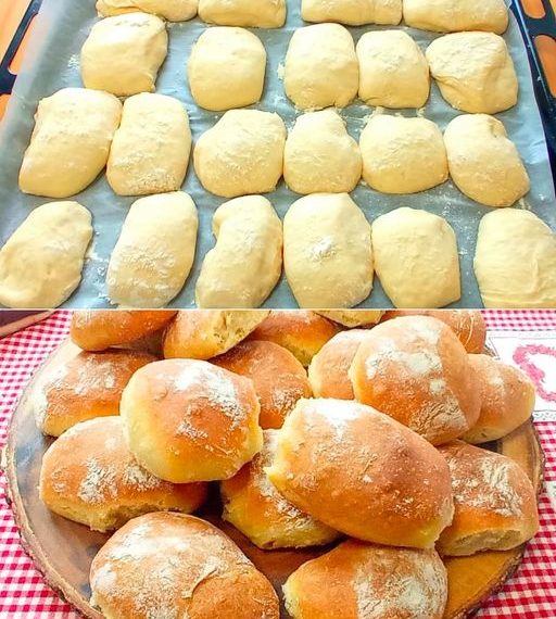 Bäcker Brötchen mit 3 Zutaten, Die leckersten Brötchen die ich bisher nachgebacken habe