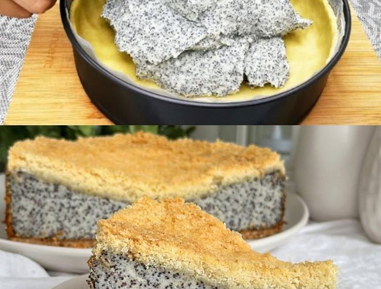 Der cremigste Mohnkuchen mit Schmand, Eins meiner Lieblingsrezepte!