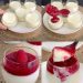 Diese schnelle Panna Cotta ist schnell zubereitet, mit Vanille aromatisiert und mit Himbeeren garniert