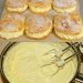 Fantastische Teilchen gefüllt mit Vanillecreme