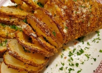 Gebackene Kartoffel Scheiben