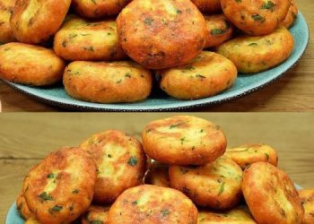 Gigantisch sooo lecker, Kartoffelfrikadellen gefüllt mit Käse