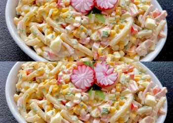 Leckerster Nudelsalat aller zeiten, meine Familie ist total verrückt danach!