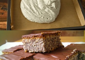 Mohnkuchen mit nur 10 minuten zubereitung, leckeres Dessert für die ganze Familie!