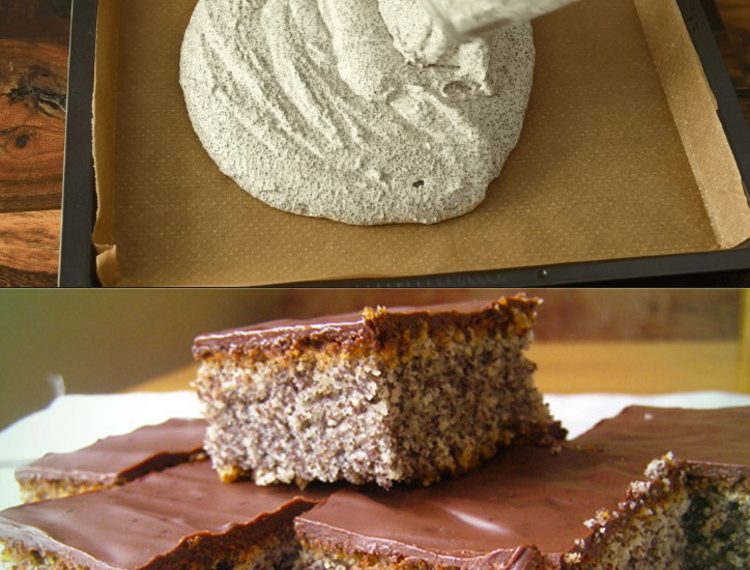 Mohnkuchen mit nur 10 minuten zubereitung, leckeres Dessert für die ganze Familie!