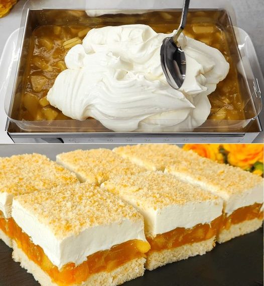 Omas Puddingschnitten , jedes stück zergeht im Mund!