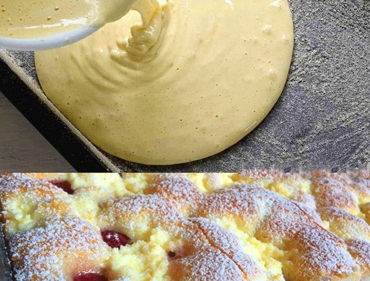 Omas Quark-Kirsch-Kuchen in weniger als 5 Minuten zubereitet - Welt Rezept